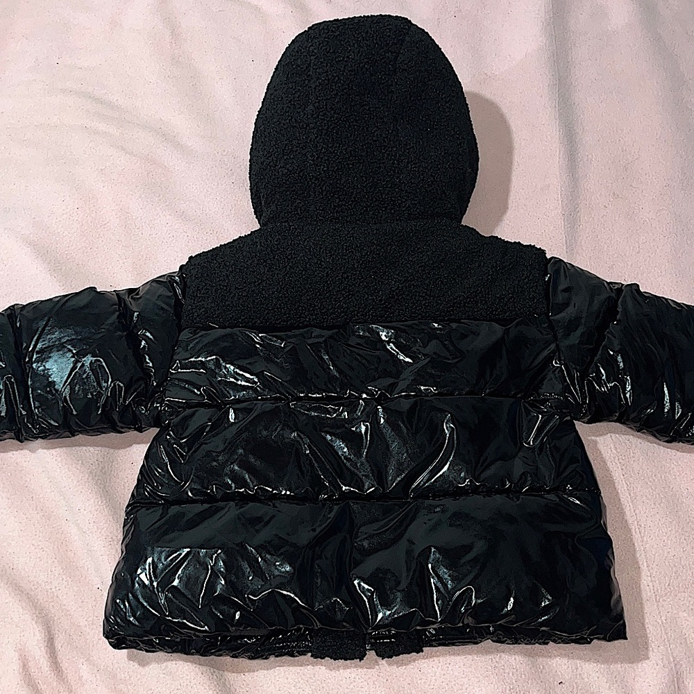 Sam Edelman Little Girl's Faux Shearling Hooded Puffer Jacket Size 6x BRAND NEW - Picture 4 of 7